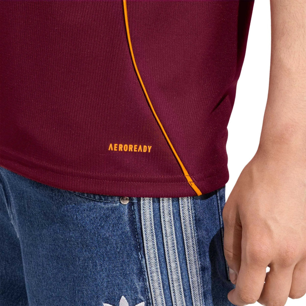 adidas 2025-26 Roma Men's Stadium Home Soccer Jersey