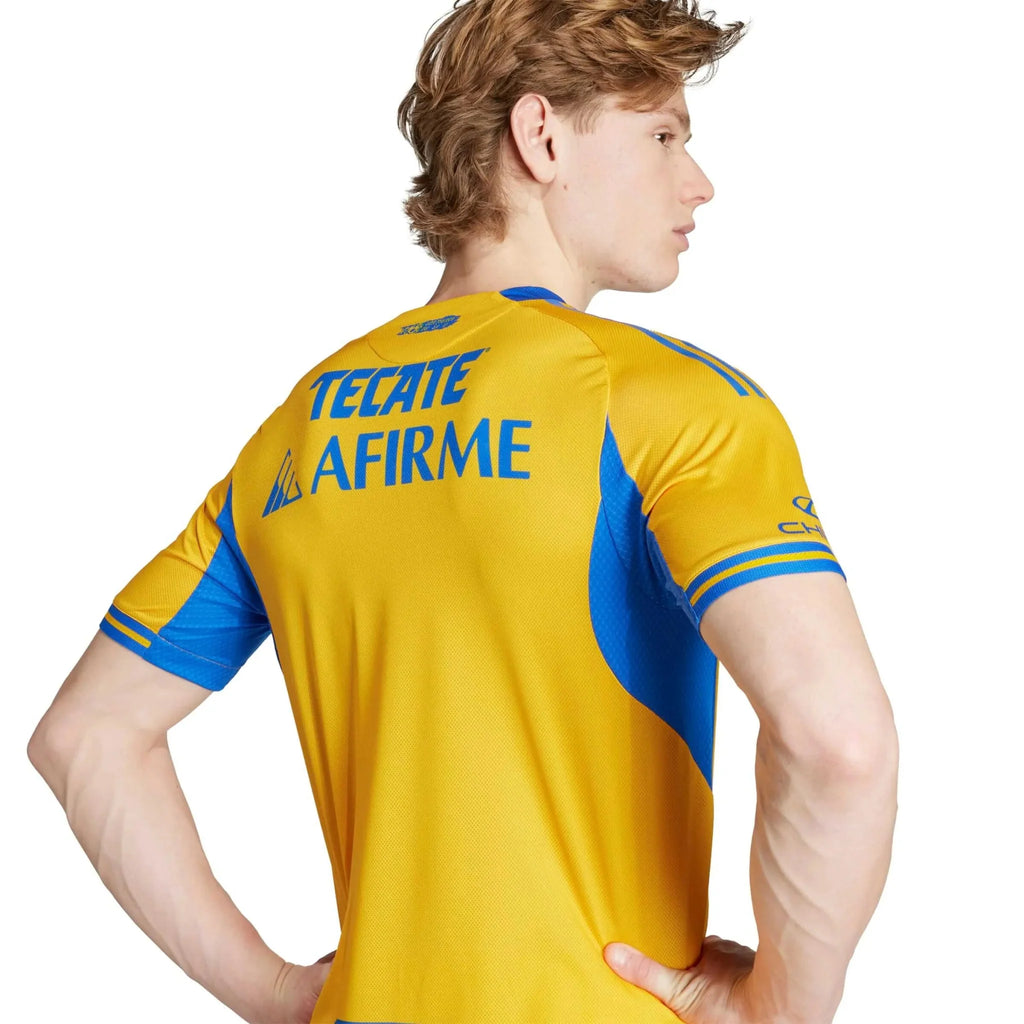 adidas 2025-26 Tigres Men's Authentic Home Soccer Jersey