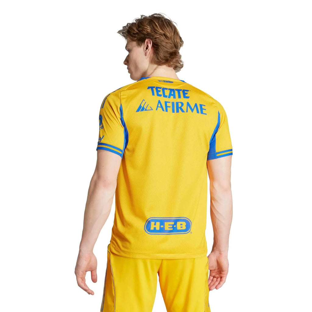 adidas 2025-26 Tigres Men's Authentic Home Soccer Jersey