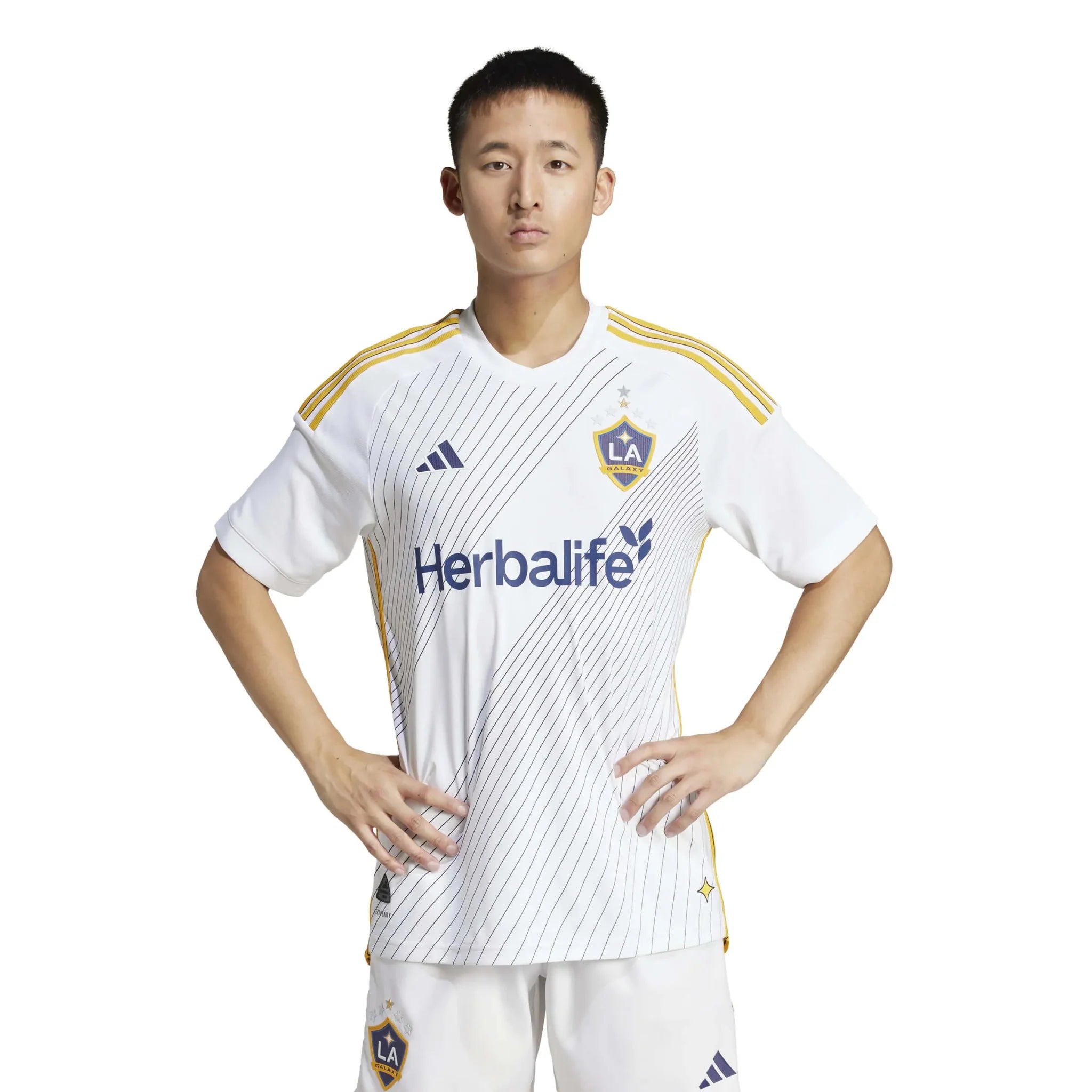 adidas 2025 LA Galaxy Men's Authentic Home Soccer Jersey