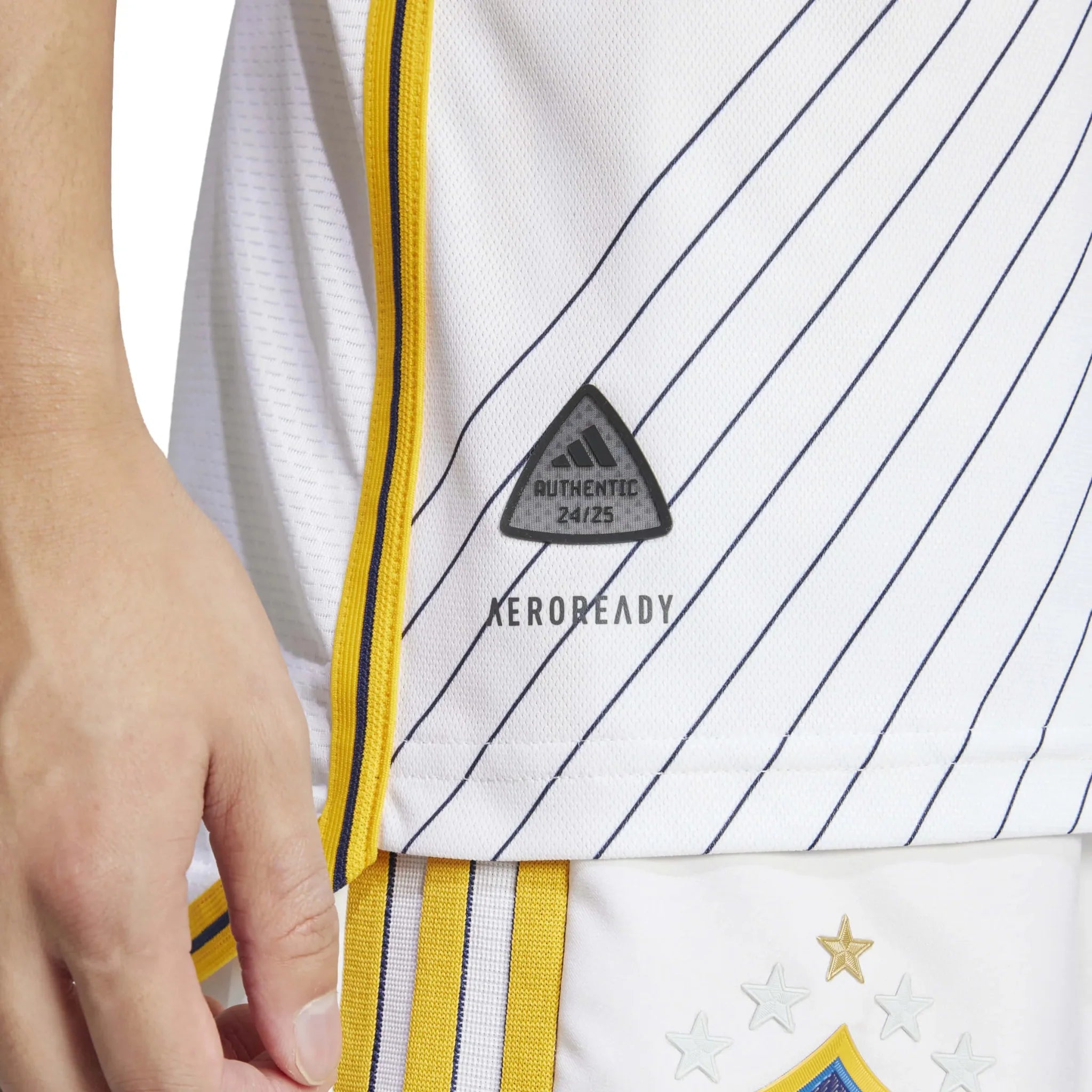 adidas 2025 LA Galaxy Men's Authentic Home Soccer Jersey