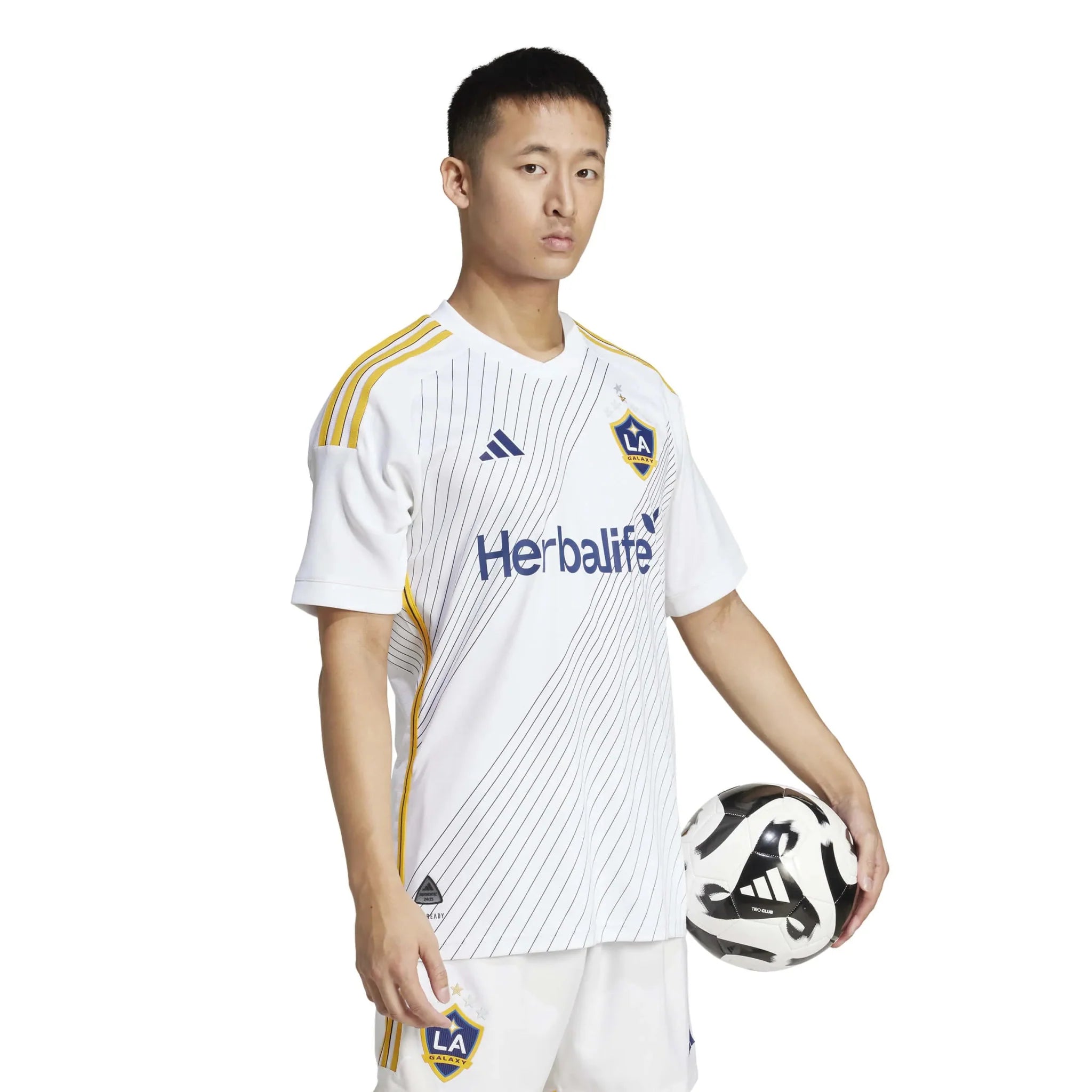 adidas 2025 LA Galaxy Men's Authentic Home Soccer Jersey