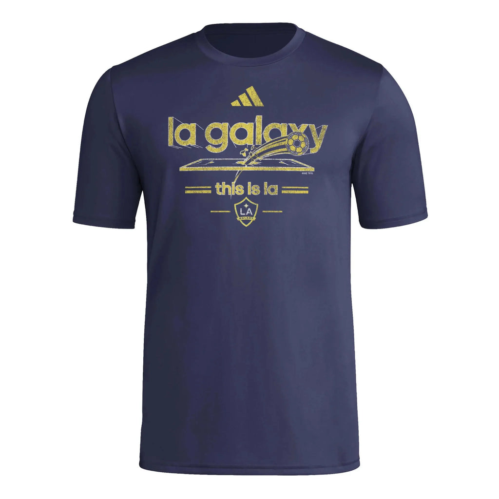 adidas 2025 LA Galaxy Men's Pre-Game Tee