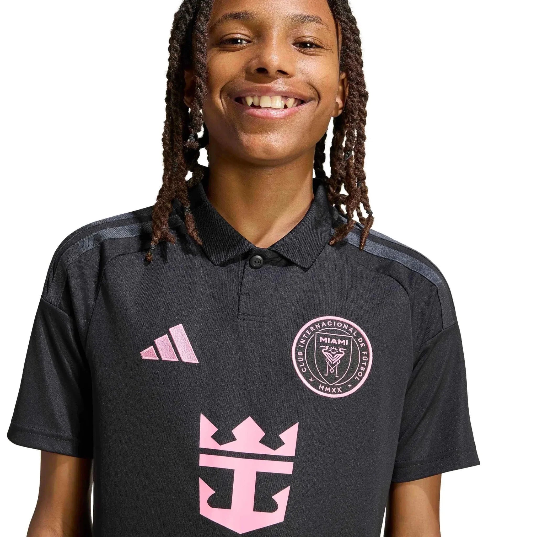 adidas 2026-27 Inter Miami Youth Stadium Away Soccer Jersey