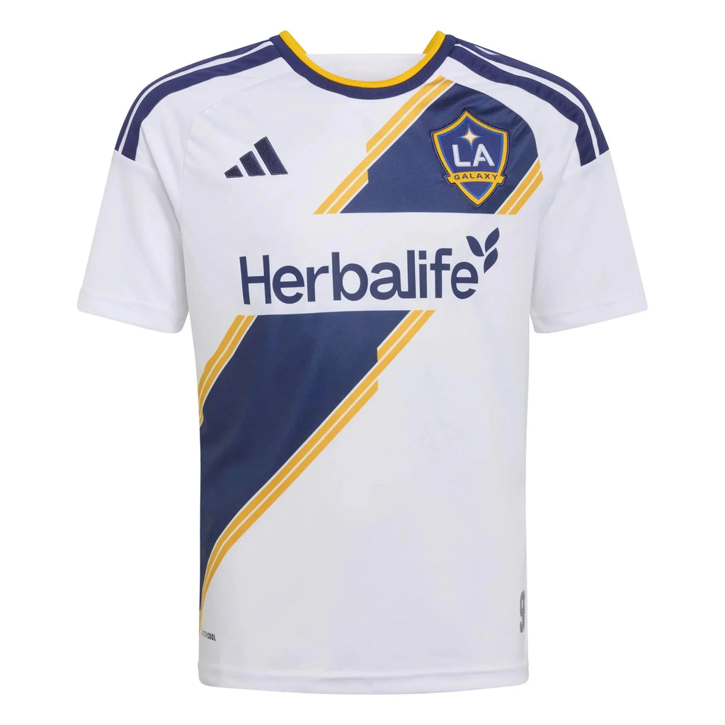 adidas 2026-27 LA Galaxy Youth Stadium Home Soccer Jersey