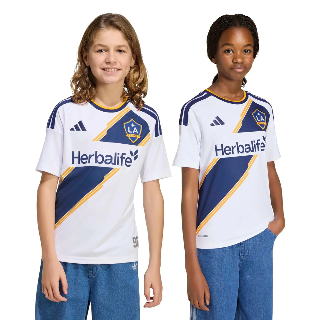 adidas 2026-27 LA Galaxy Youth Stadium Home Soccer Jersey