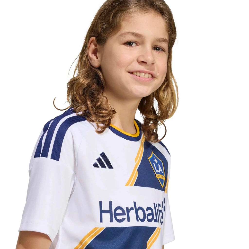 adidas 2026-27 LA Galaxy Youth Stadium Home Soccer Jersey