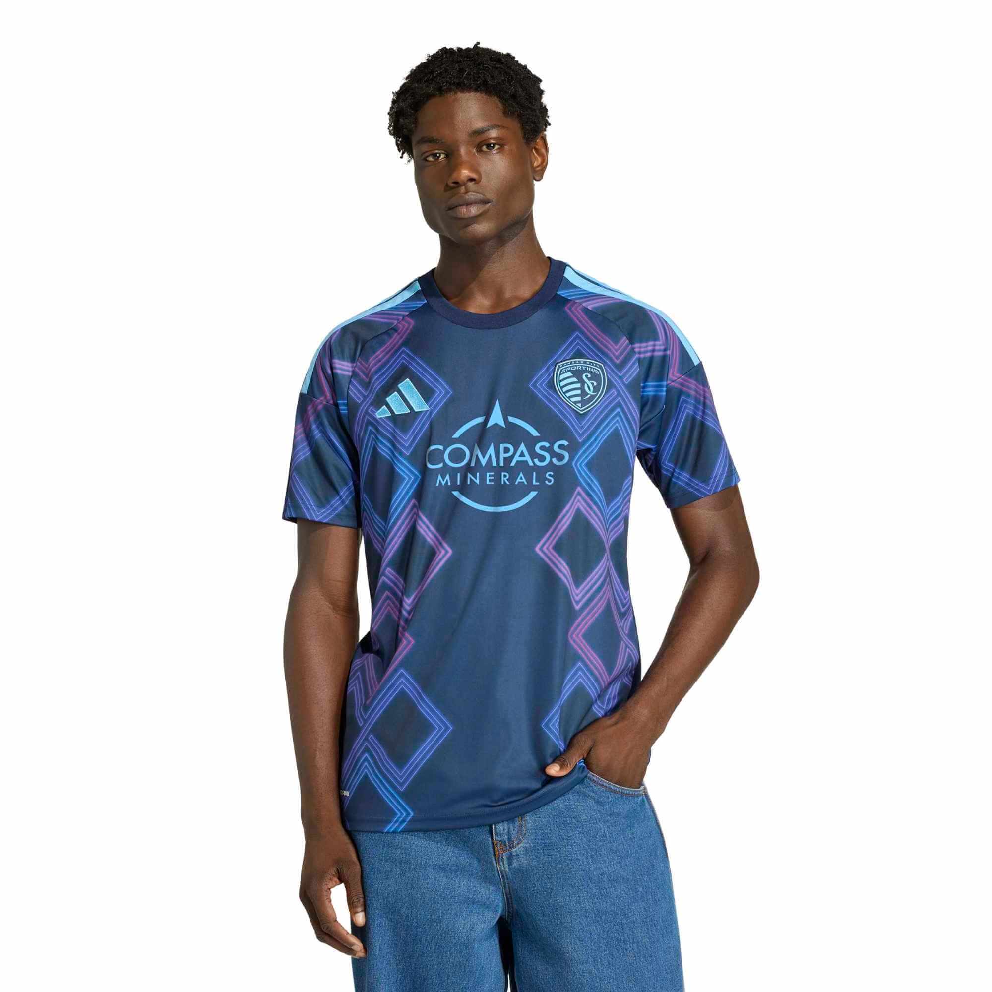 adidas 2026-27 Sporting Kansas City Men's Stadium Away Soccer Jersey