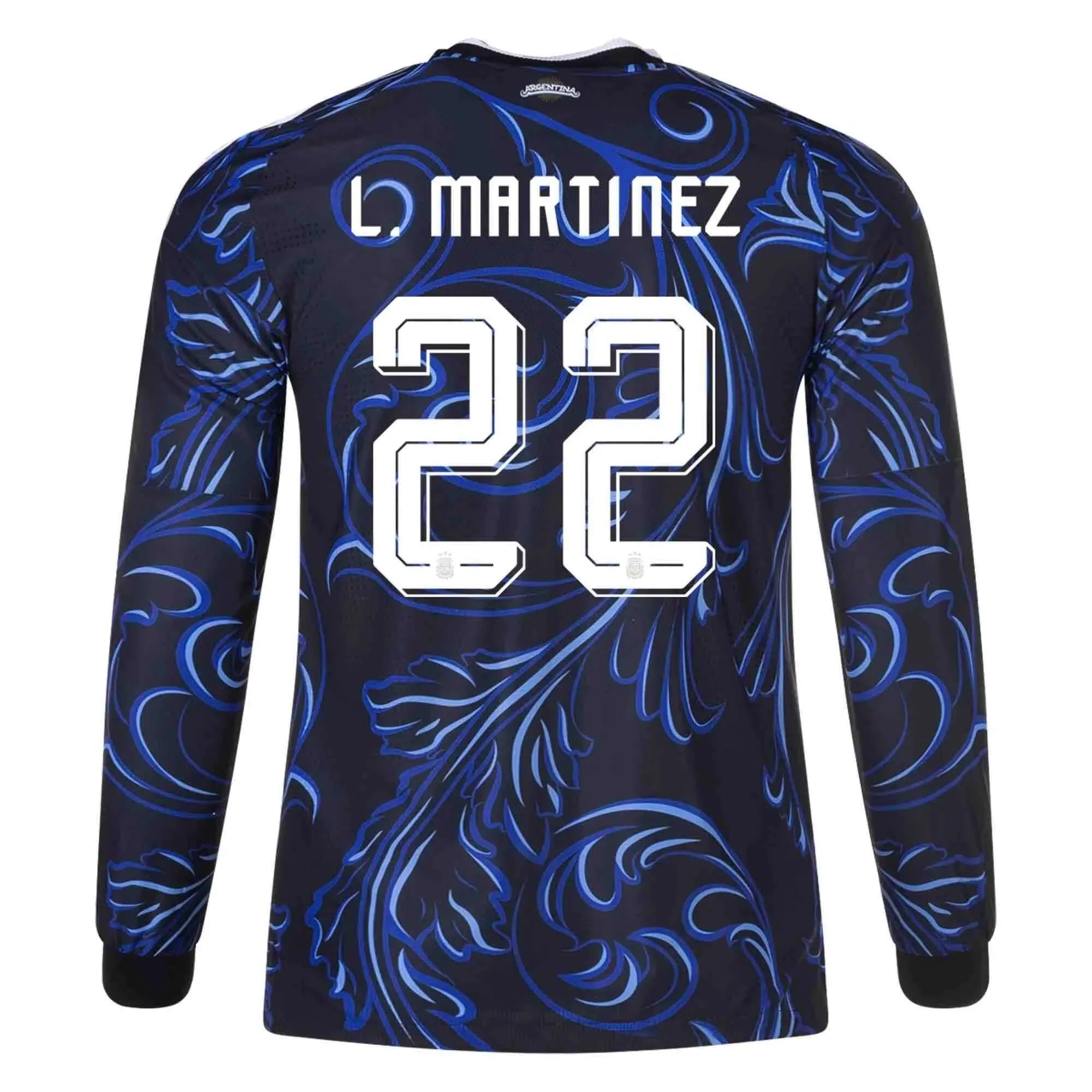 adidas 2026 Argentina Men's Authentic Away Long-Sleeve Soccer Jersey