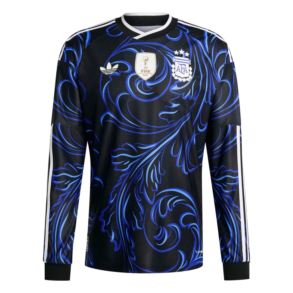 adidas 2026 Argentina Men's Authentic Away Long-Sleeve Soccer Jersey