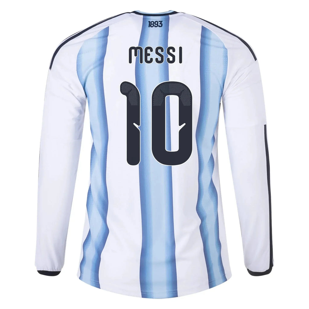 adidas 2026 Argentina Men's Authentic Home Long-Sleeve Soccer Jersey
