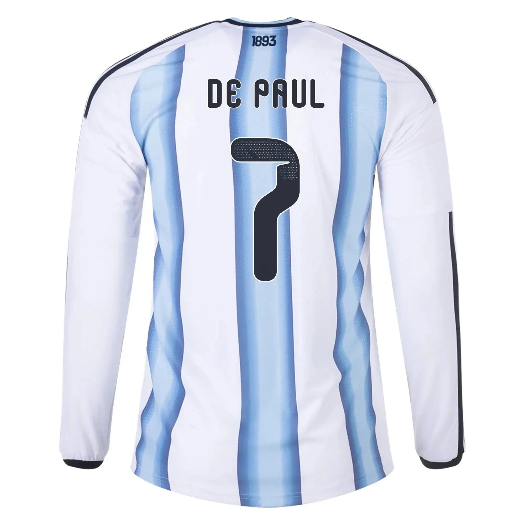 adidas 2026 Argentina Men's Authentic Home Long-Sleeve Soccer Jersey