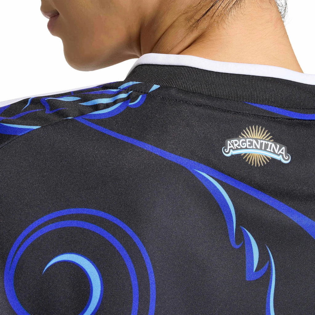 adidas 2026 Argentina Women's Stadium Away Cropped Soccer Jersey