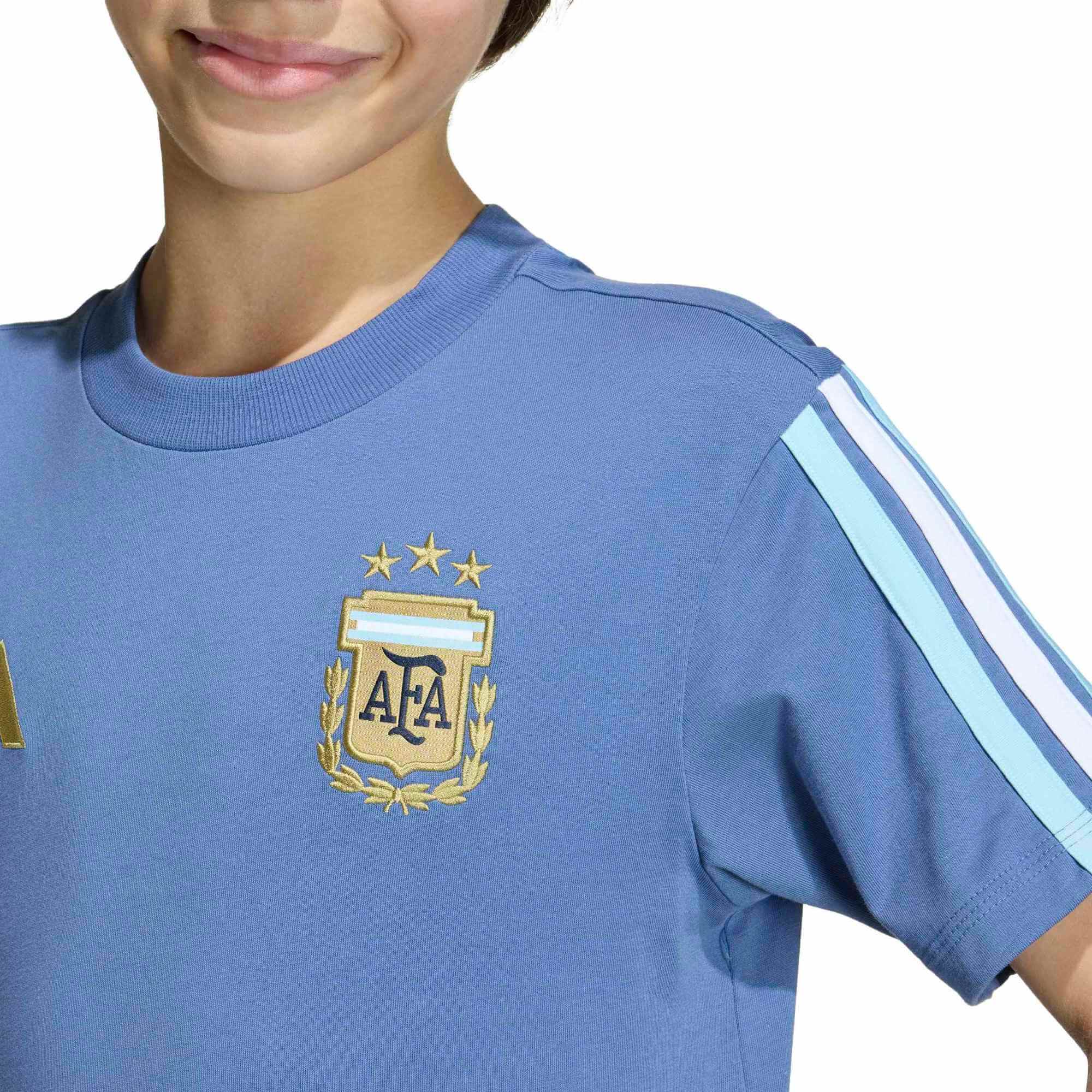 adidas 2026 Argentina Youth DNA Tee