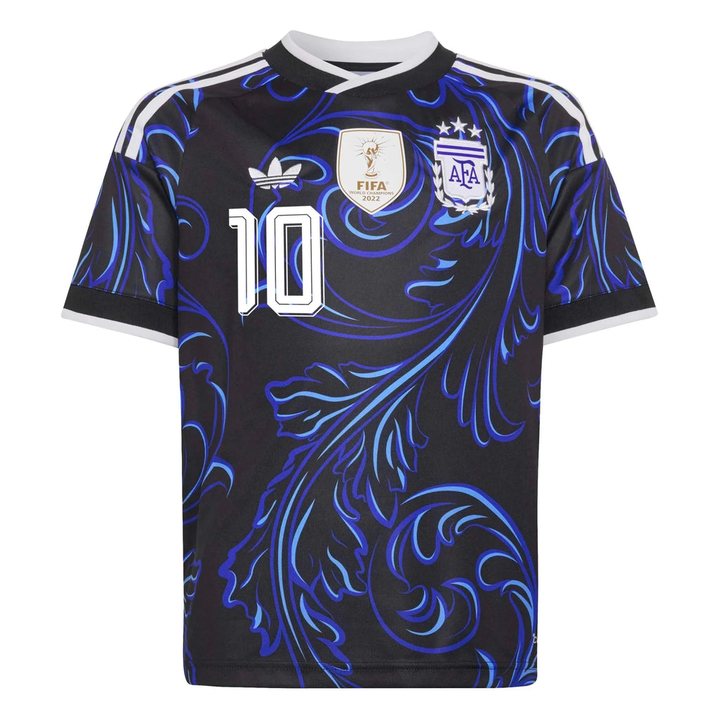 adidas 2026 Argentina Youth Stadium Away Messi #10 Soccer Jersey