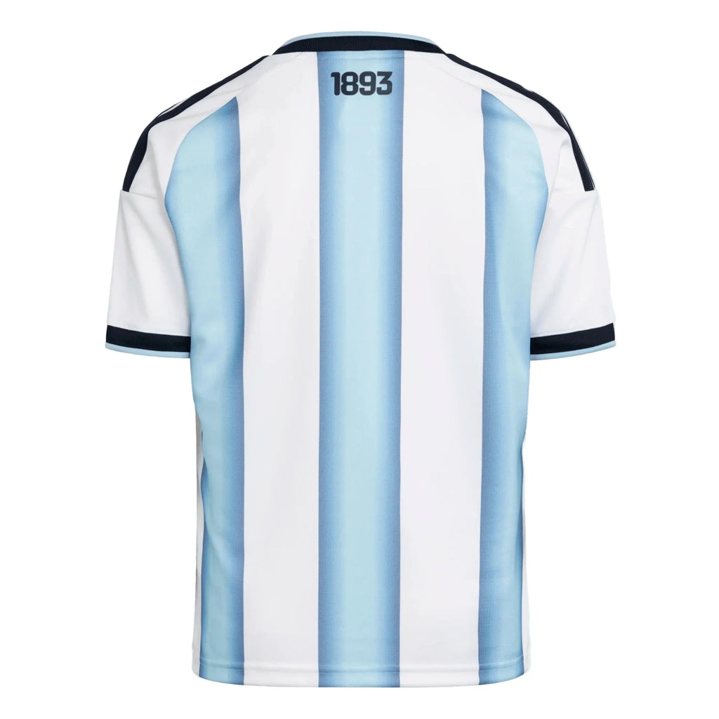 adidas 2026 Argentina Youth Stadium Home Soccer Jersey