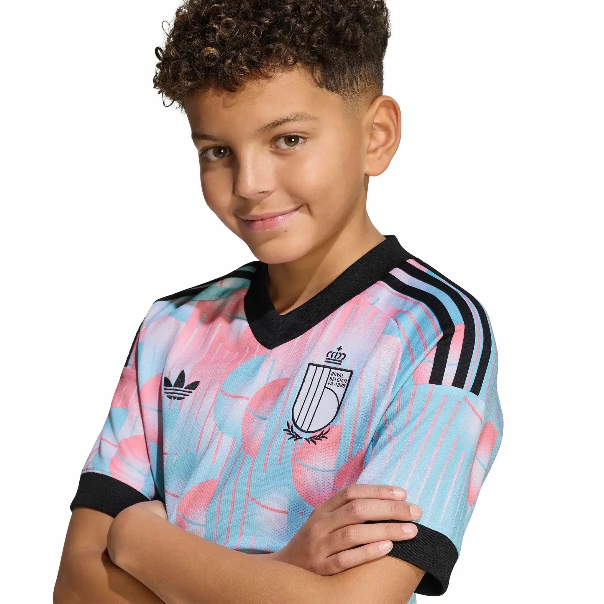 adidas 2026 Belgium Youth Stadium Away Soccer Jersey
