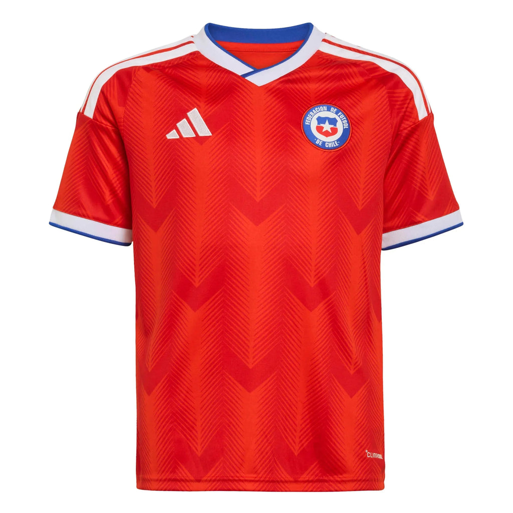 adidas 2026 Chile Youth Stadium Home Soccer Jersey