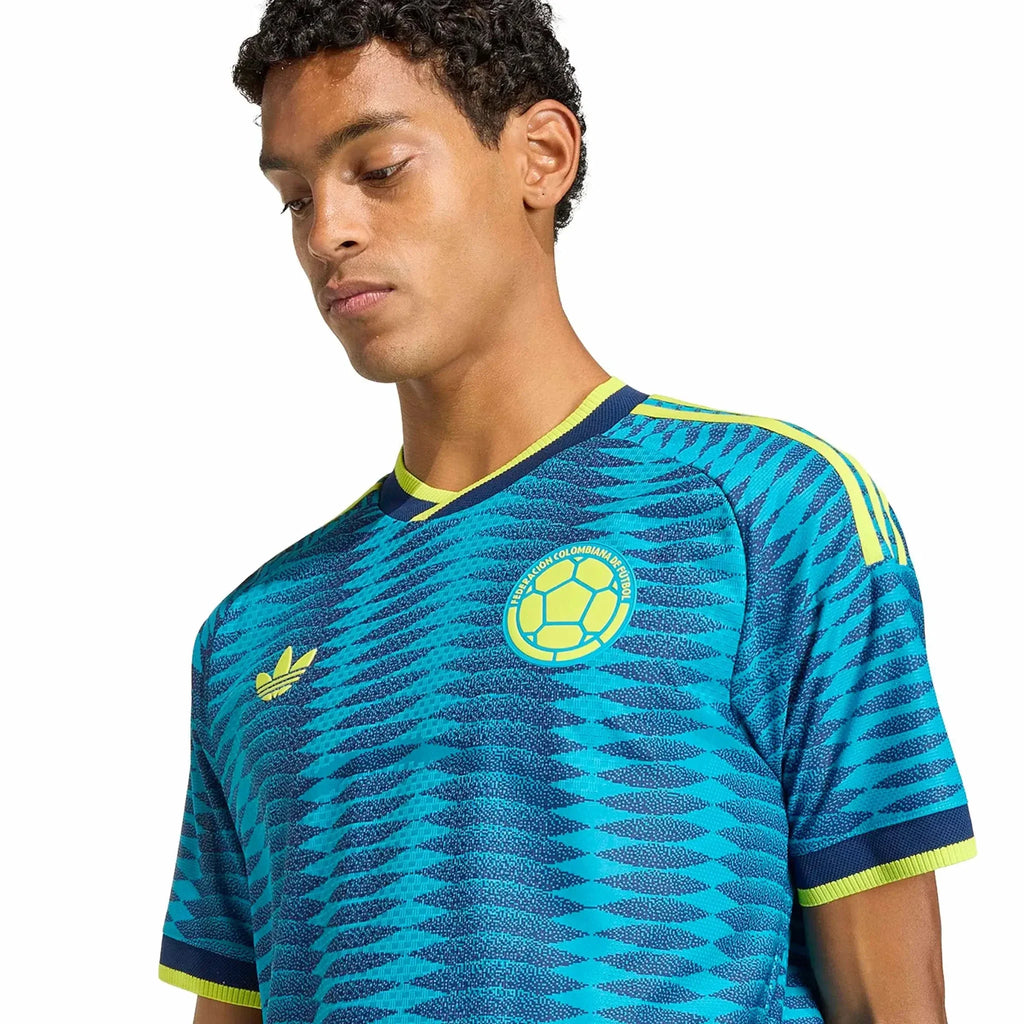 adidas 2026 Colombia Men's Authentic Away Soccer Jersey