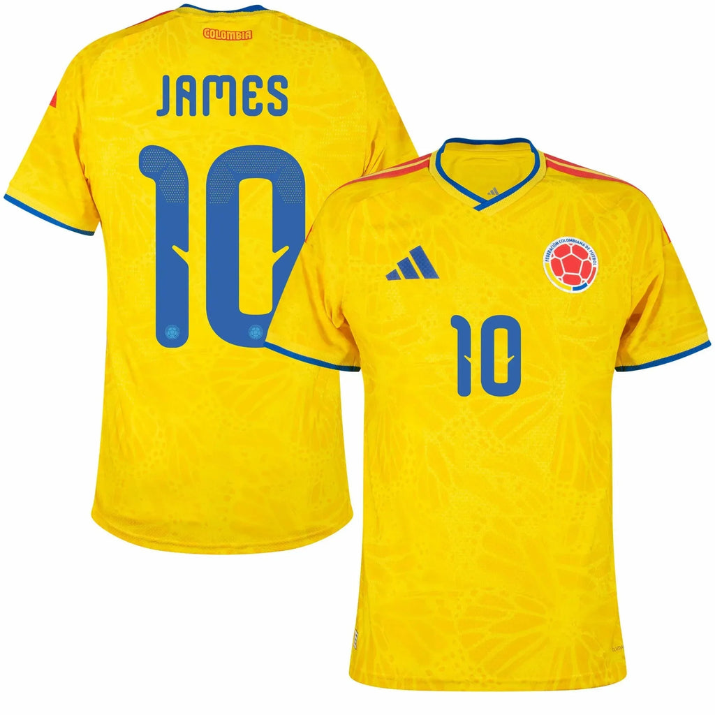 adidas 2026 Colombia Men's Authentic Home Soccer Jersey