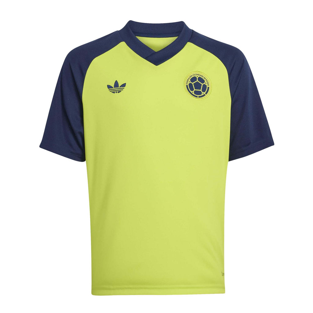adidas 2026 Colombia Youth Away Pre-Match Soccer Jersey