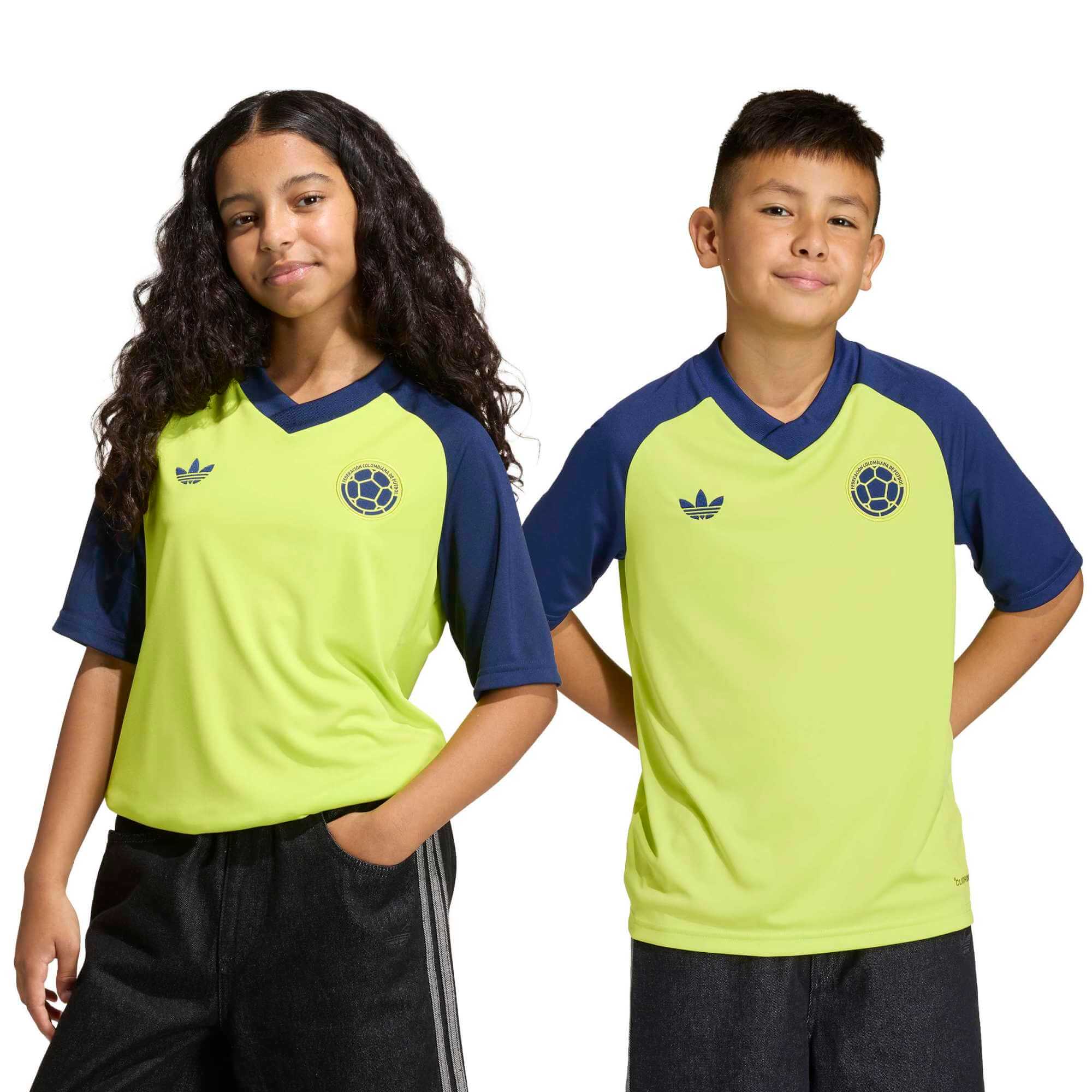 adidas 2026 Colombia Youth Away Pre-Match Soccer Jersey