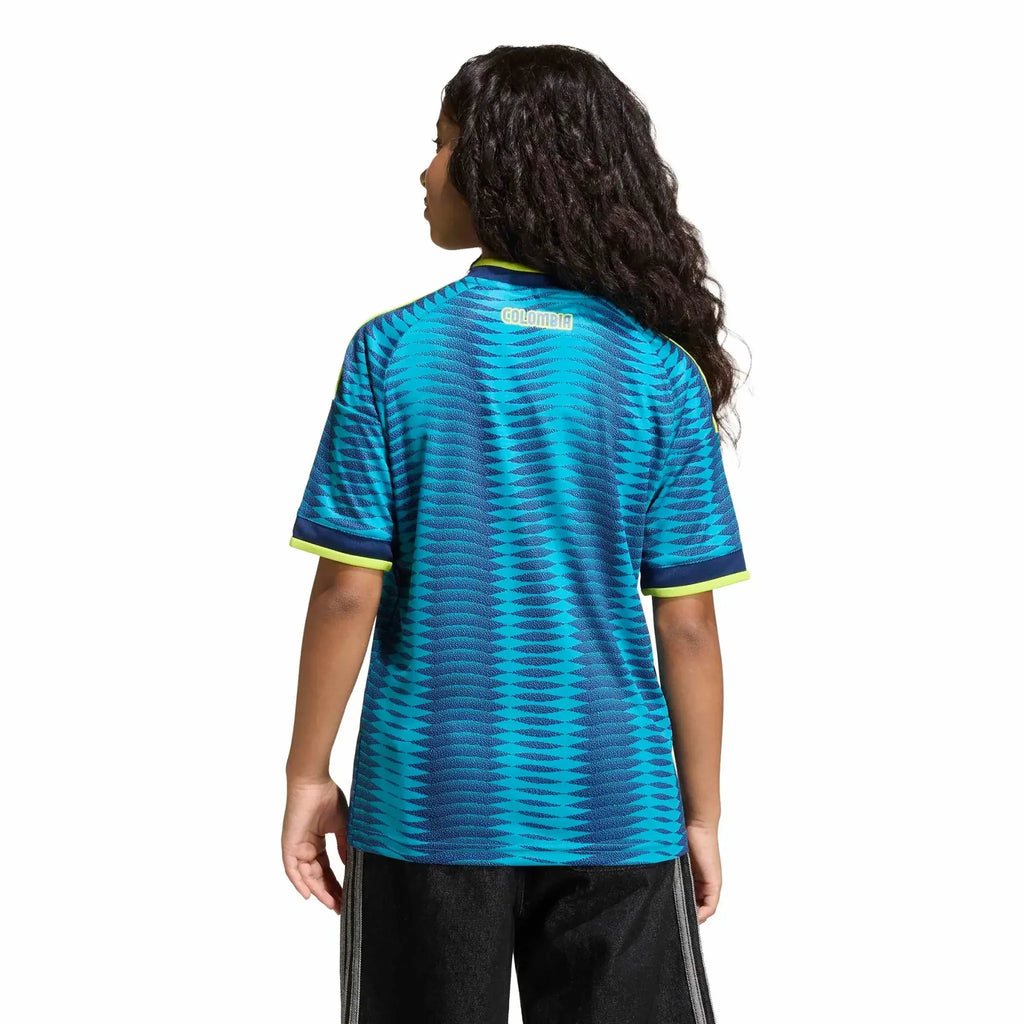 adidas 2026 Colombia Youth Stadium Away Soccer Jersey