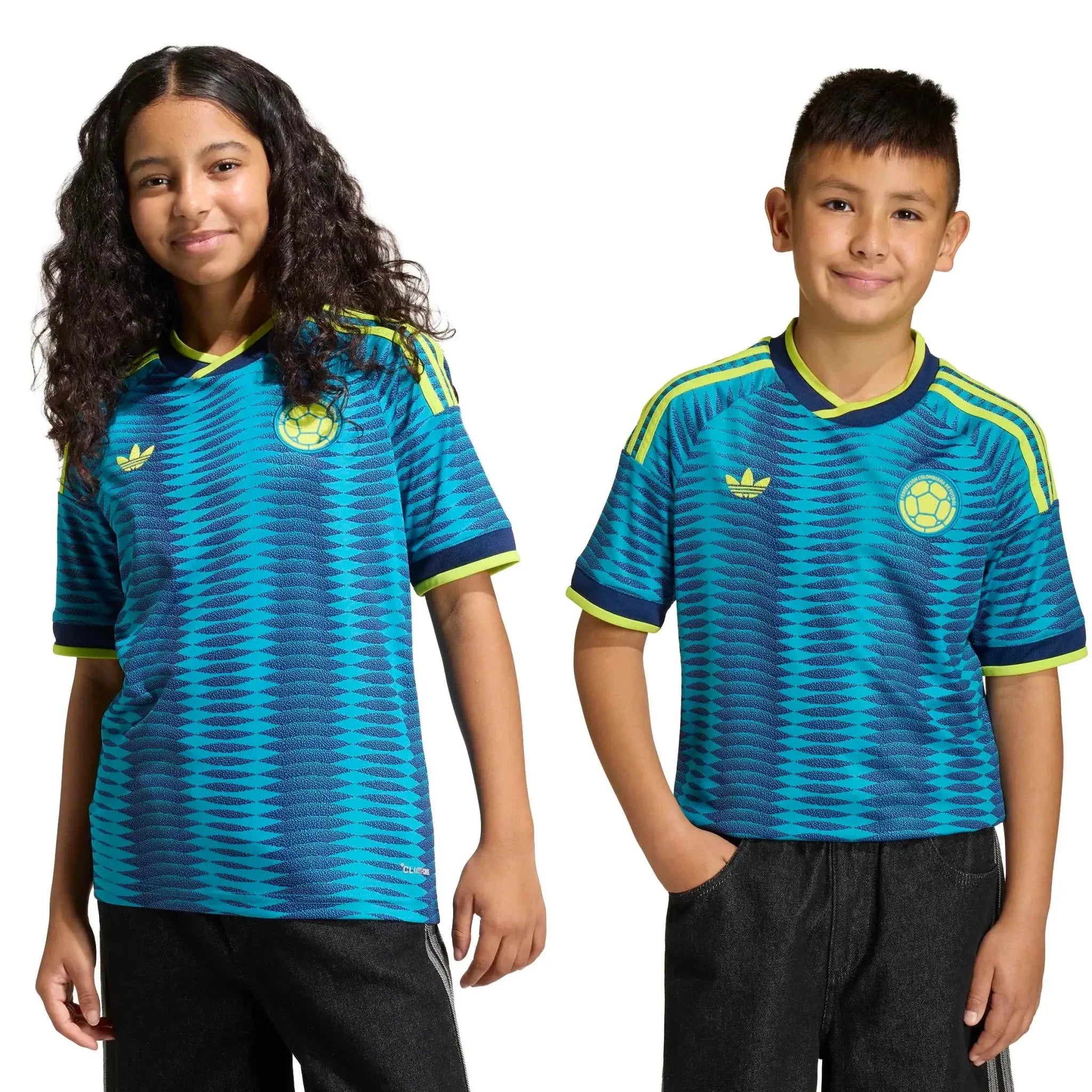 adidas 2026 Colombia Youth Stadium Away Soccer Jersey
