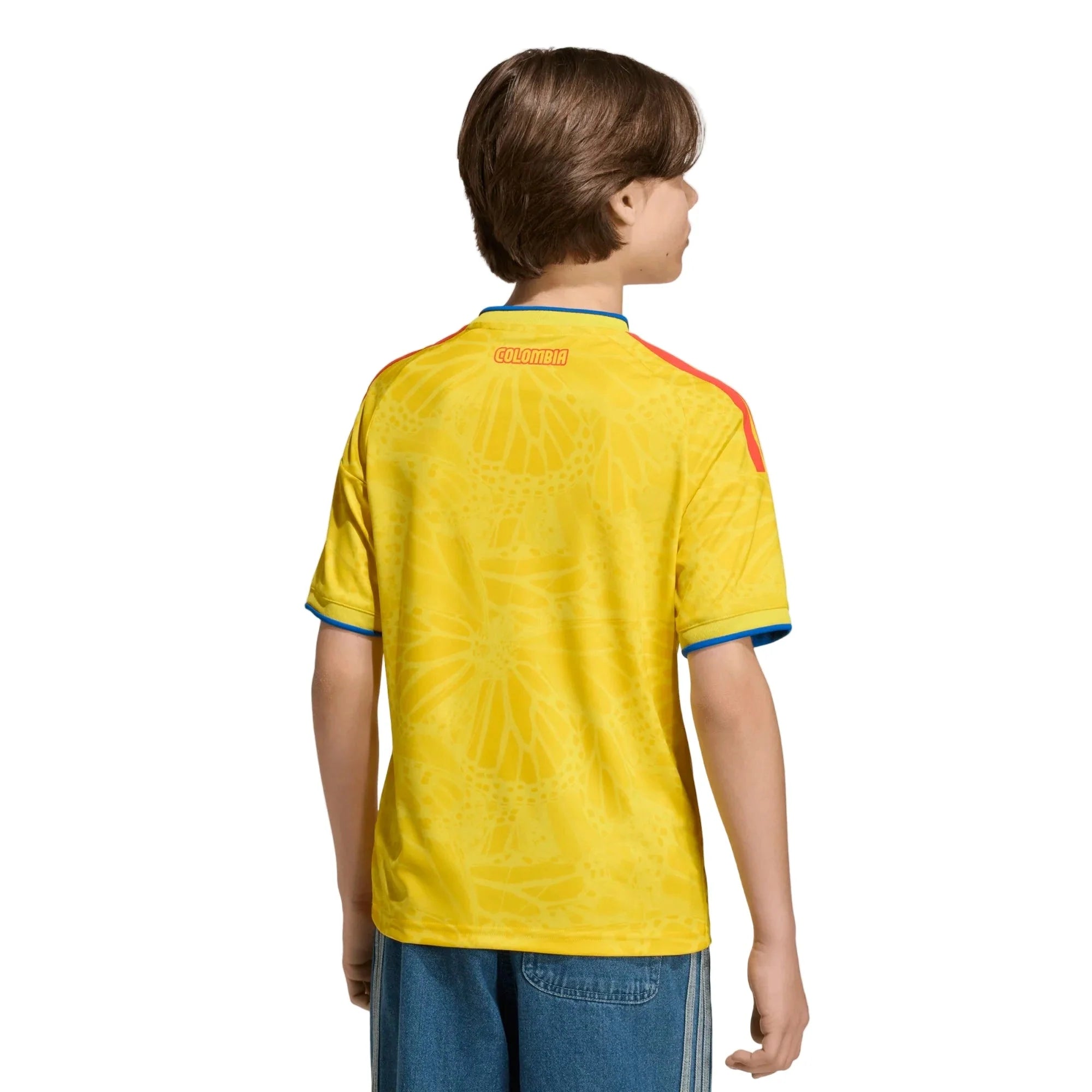 adidas 2026 Colombia Youth Stadium Home Soccer Jersey