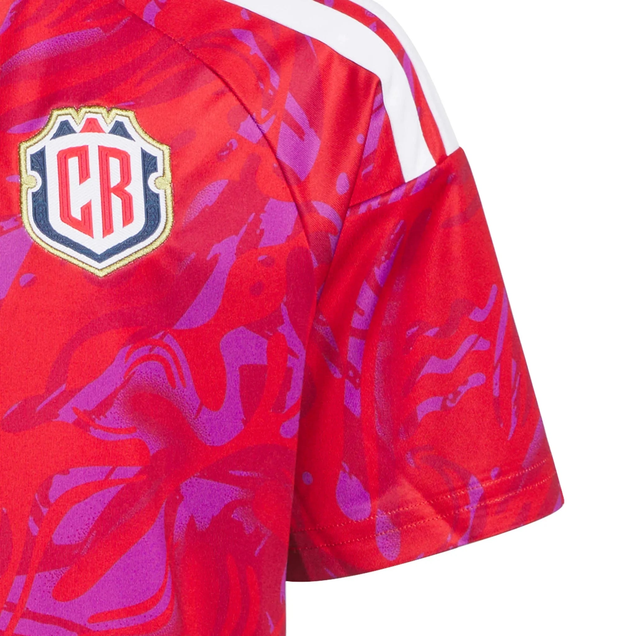 adidas 2026 Costa Rica Youth Stadium Home Soccer Jersey