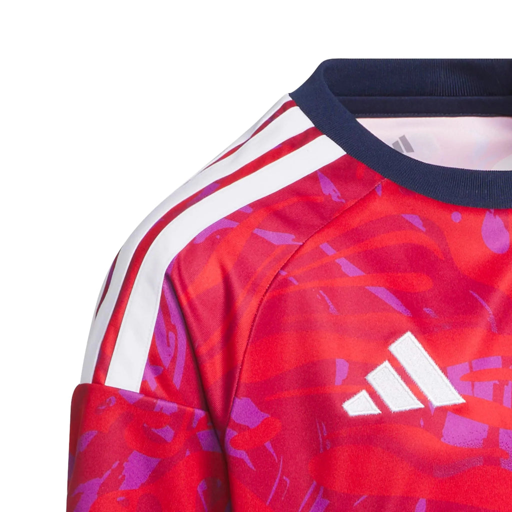 adidas 2026 Costa Rica Youth Stadium Home Soccer Jersey