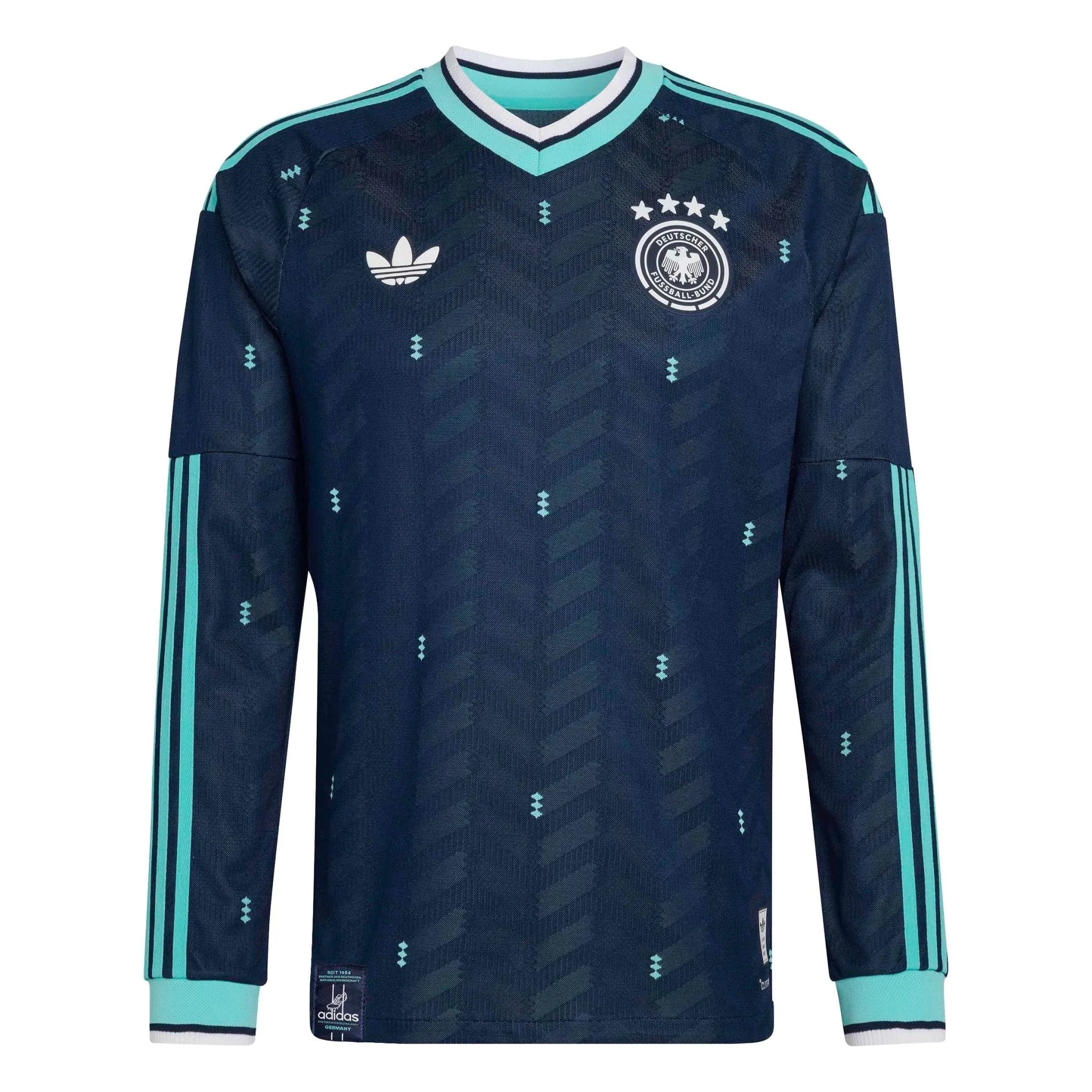 adidas 2026 Germany Men's Authentic Away Long-Sleeve Soccer Jersey