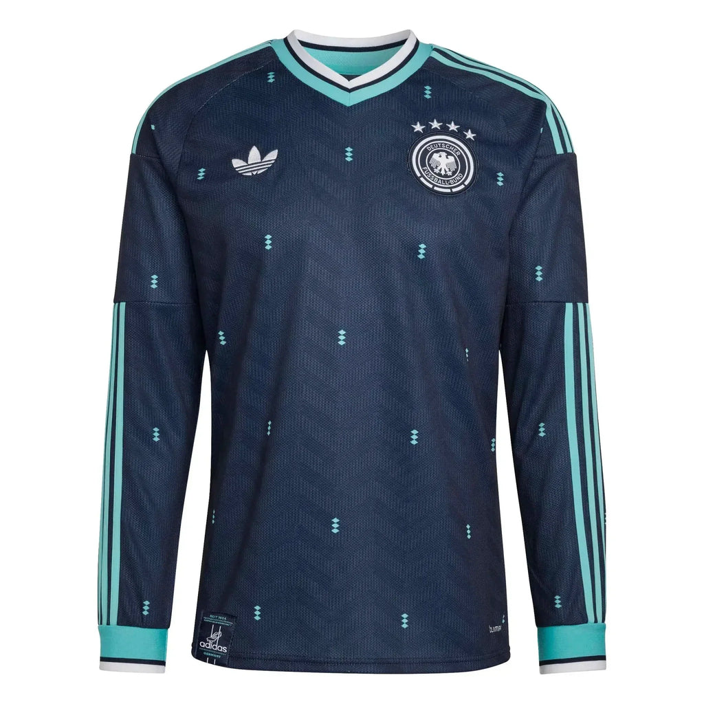 adidas 2026 Germany Men's Stadium Away Long-Sleeve Soccer Jersey