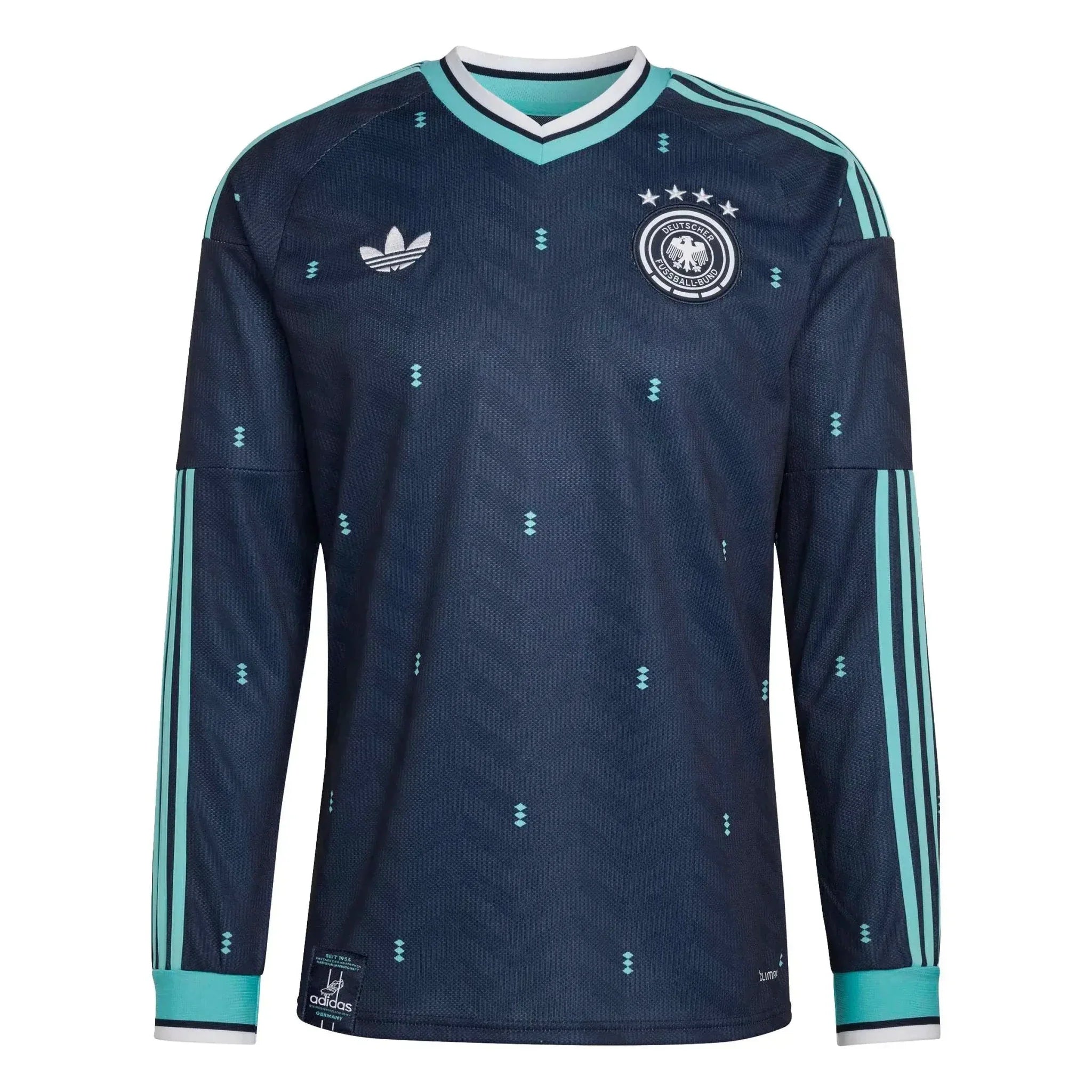 adidas 2026 Germany Men's Stadium Away Long-Sleeve Soccer Jersey