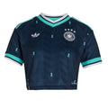 adidas 2026 Germany Women's Stadium Away Cropped Soccer Jersey