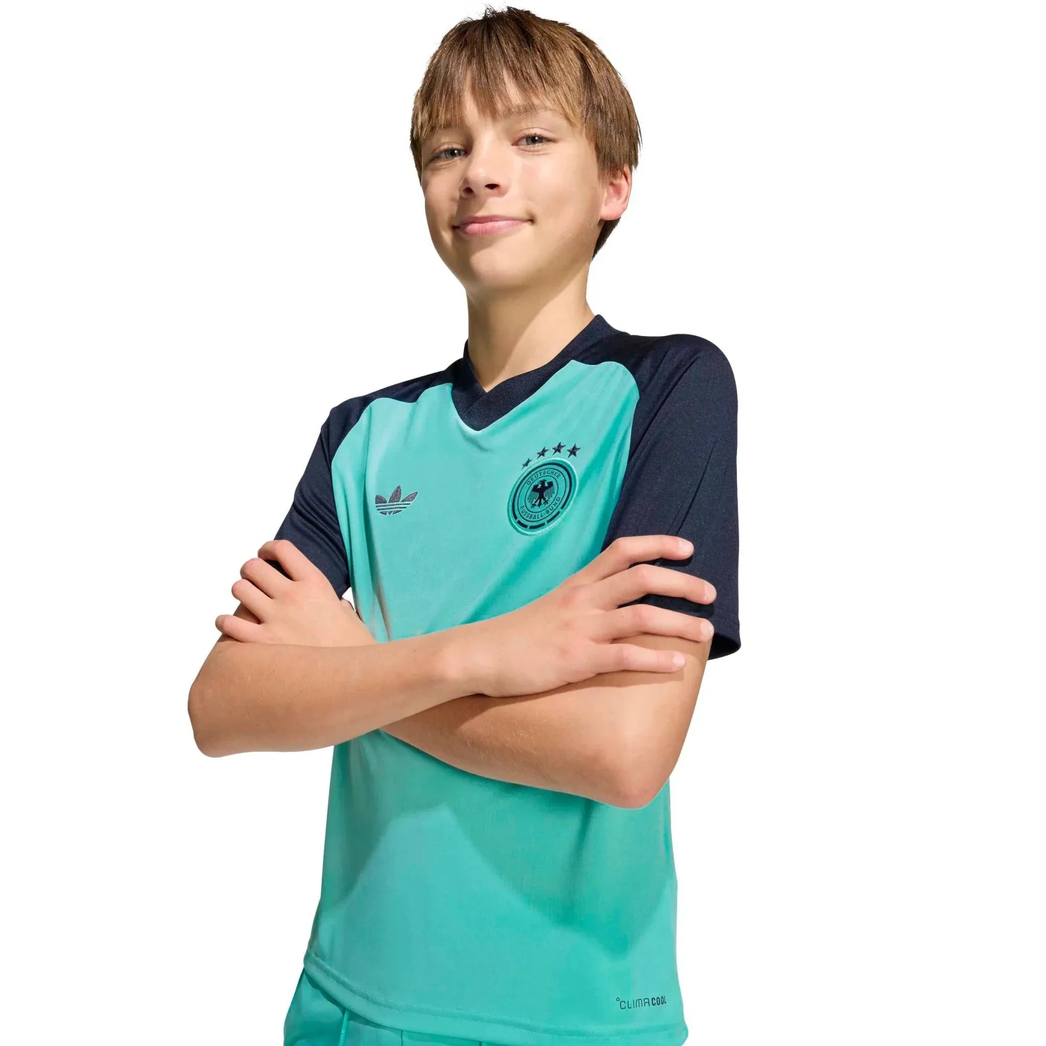 adidas 2026 Germany Youth Away Pre-Match Soccer Jersey