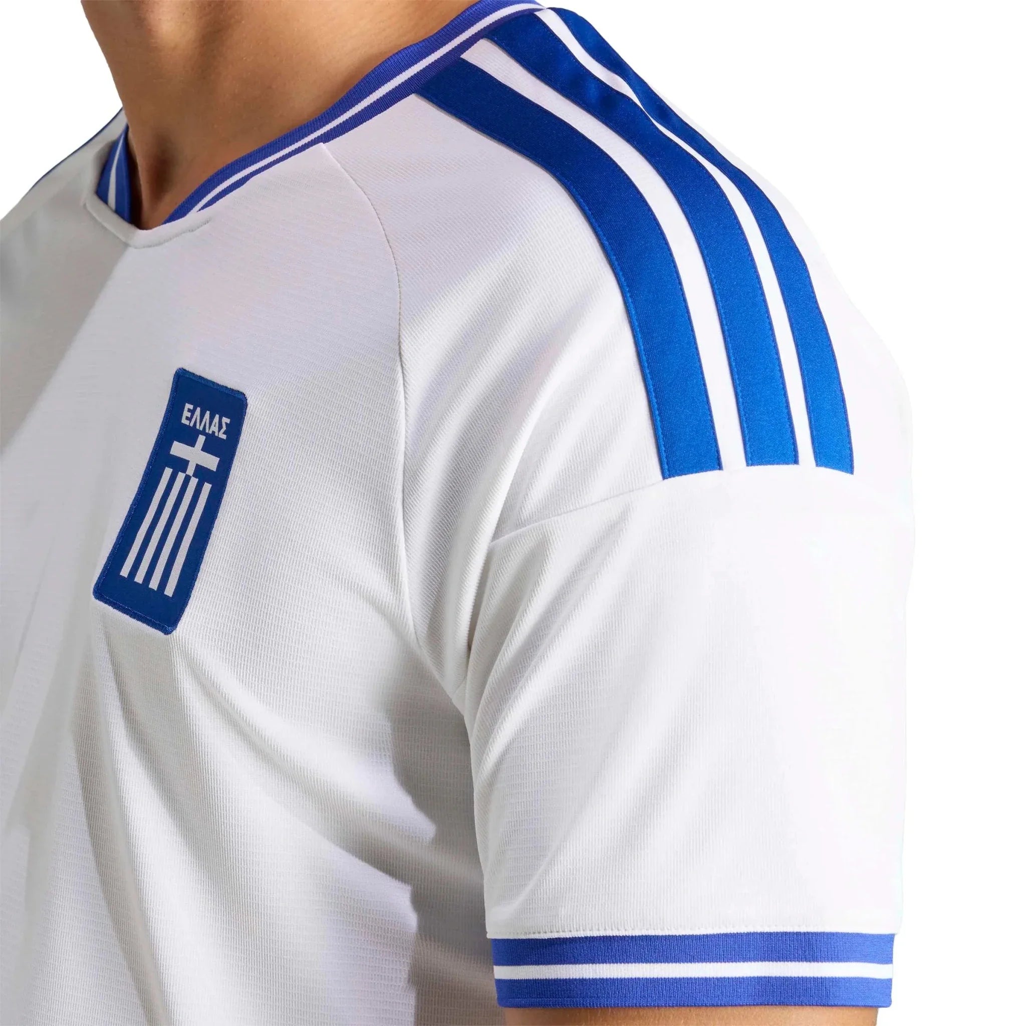 adidas 2026 Greece Men's Stadium Home Soccer Jersey