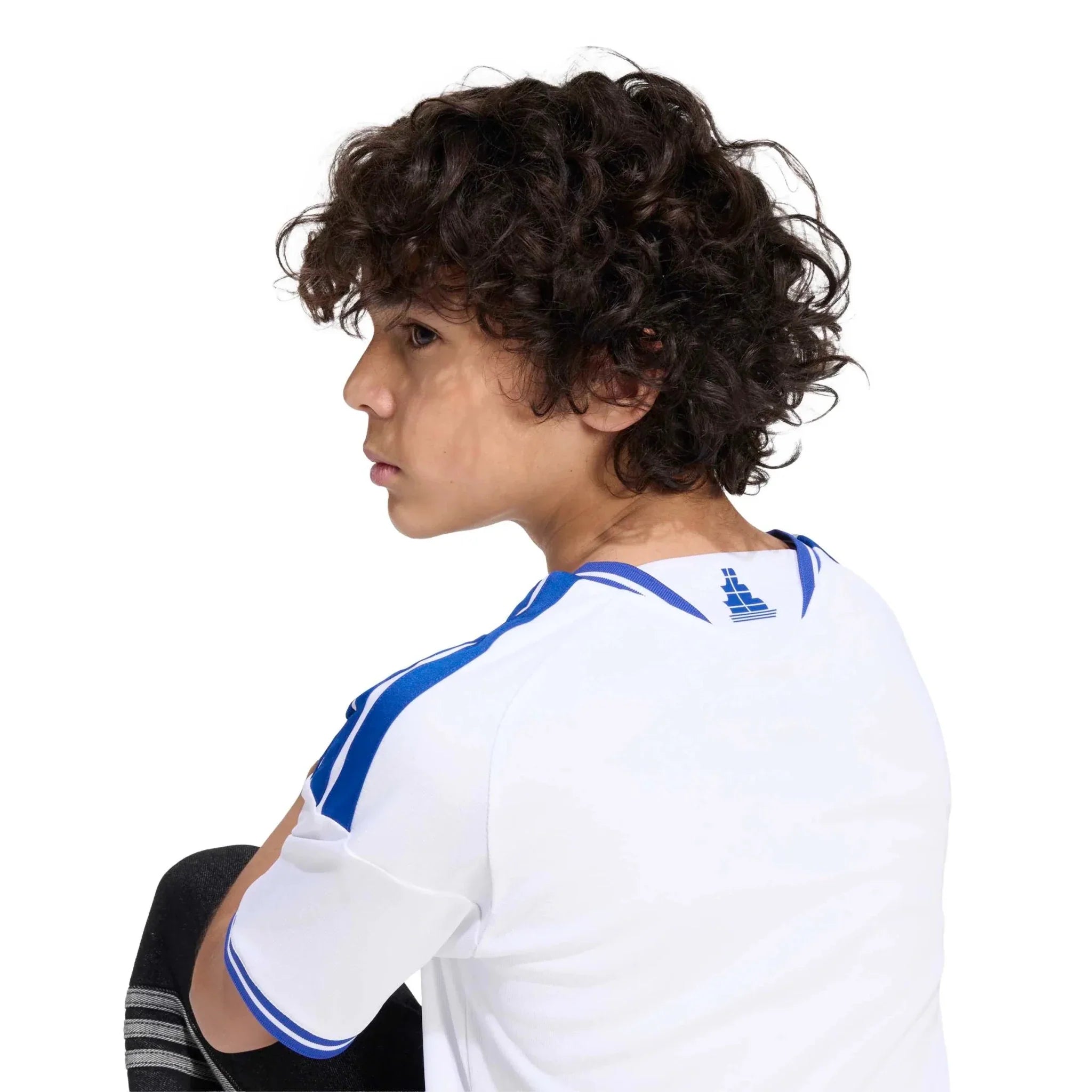 adidas 2026 Greece Youth Stadium Home Soccer Jersey