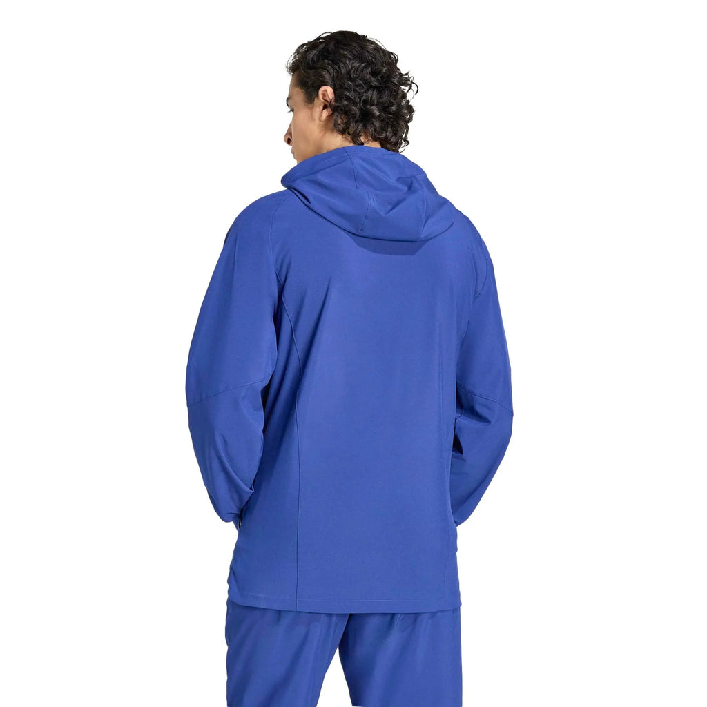 adidas 2026 Italy Men's Tiro Travel Full Zip Windbreaker