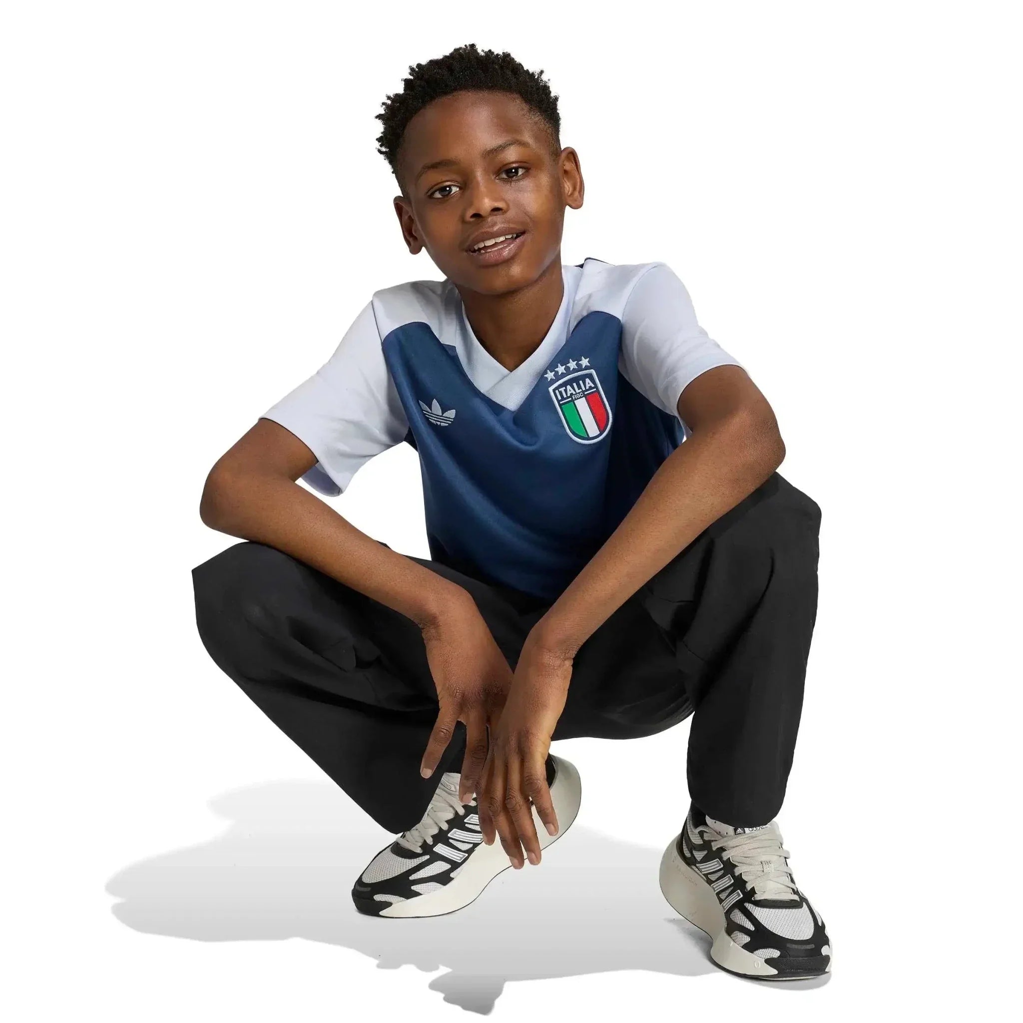 adidas 2026 Italy Youth Away Pre-Match Soccer Jersey