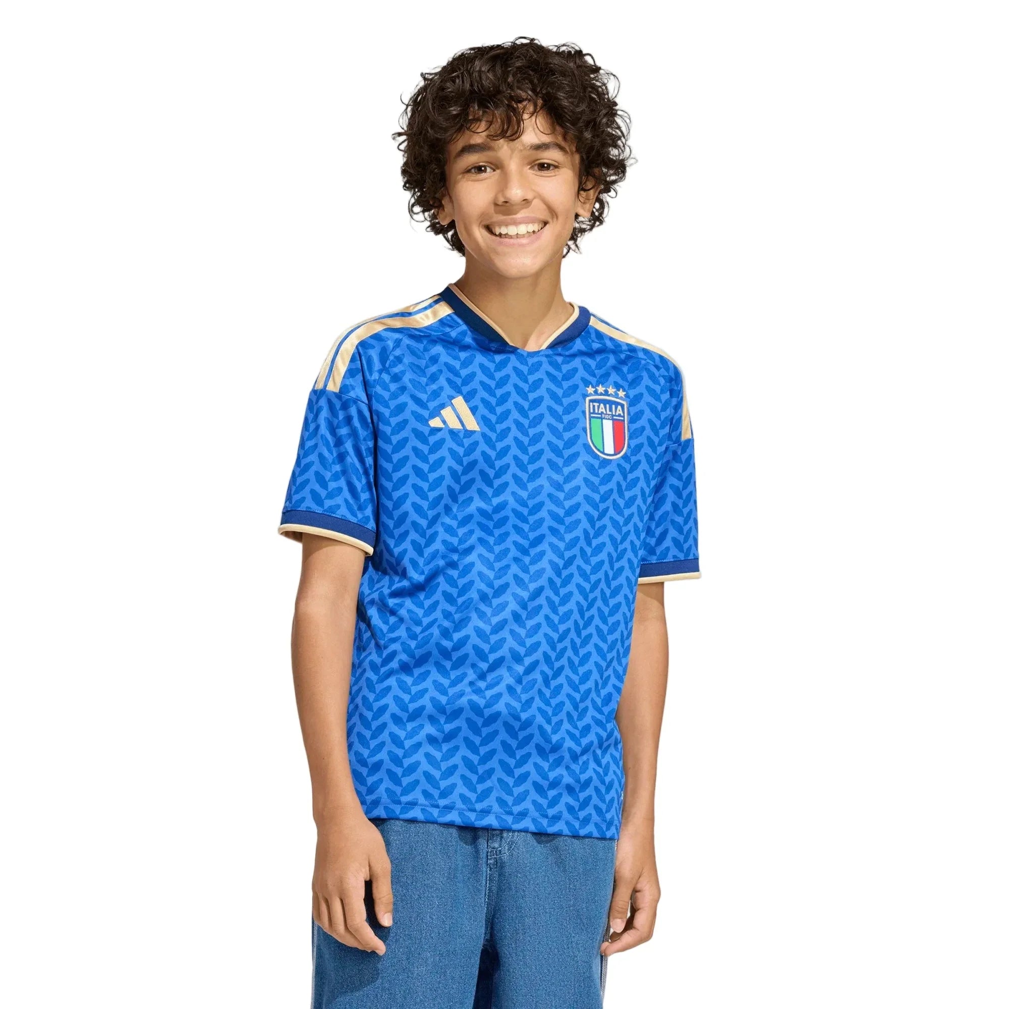 adidas 2026 Italy Youth Stadium Home Soccer Jersey
