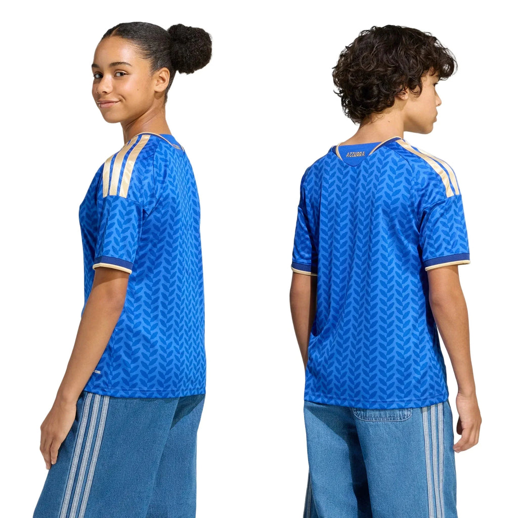 adidas 2026 Italy Youth Stadium Home Soccer Jersey