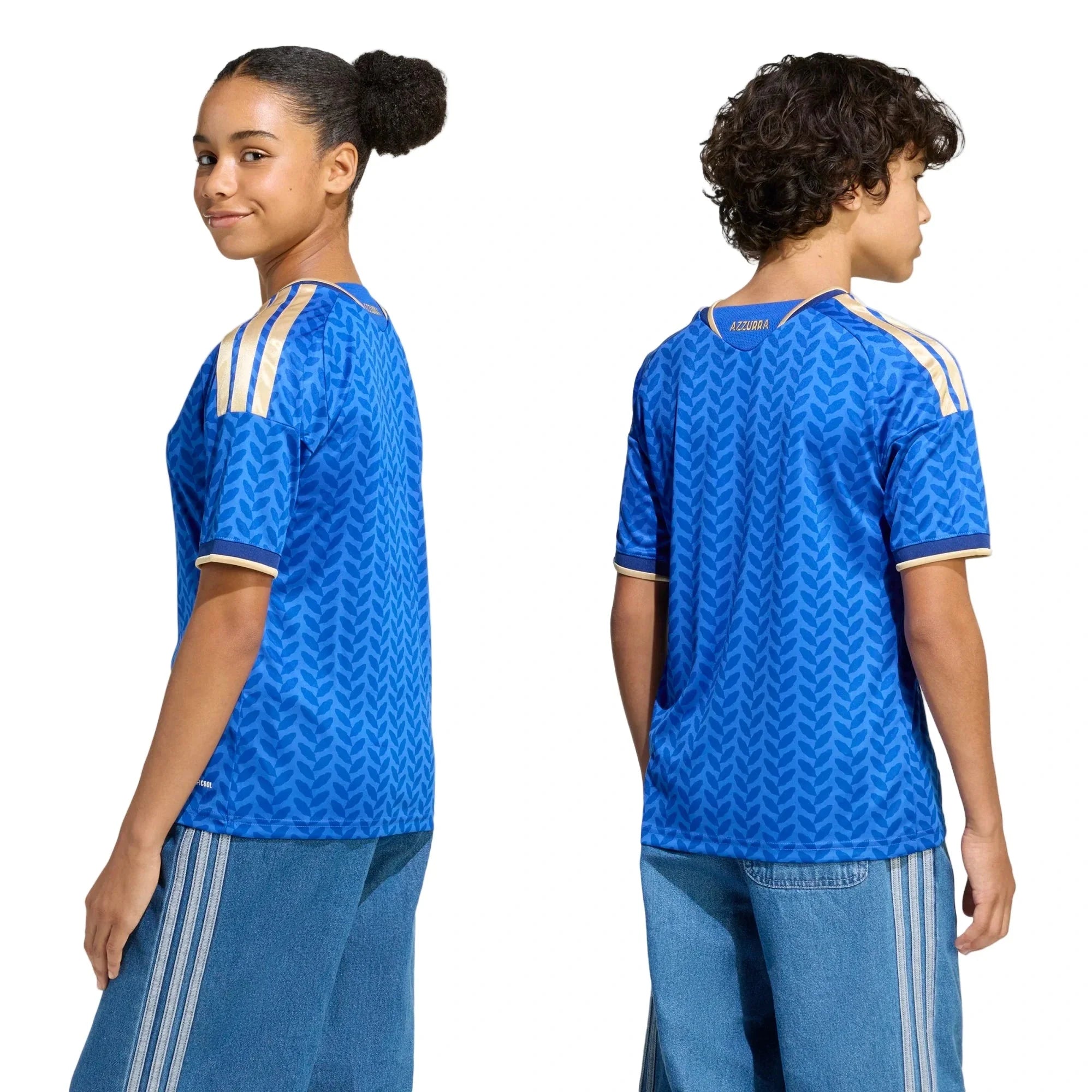 adidas 2026 Italy Youth Stadium Home Soccer Jersey
