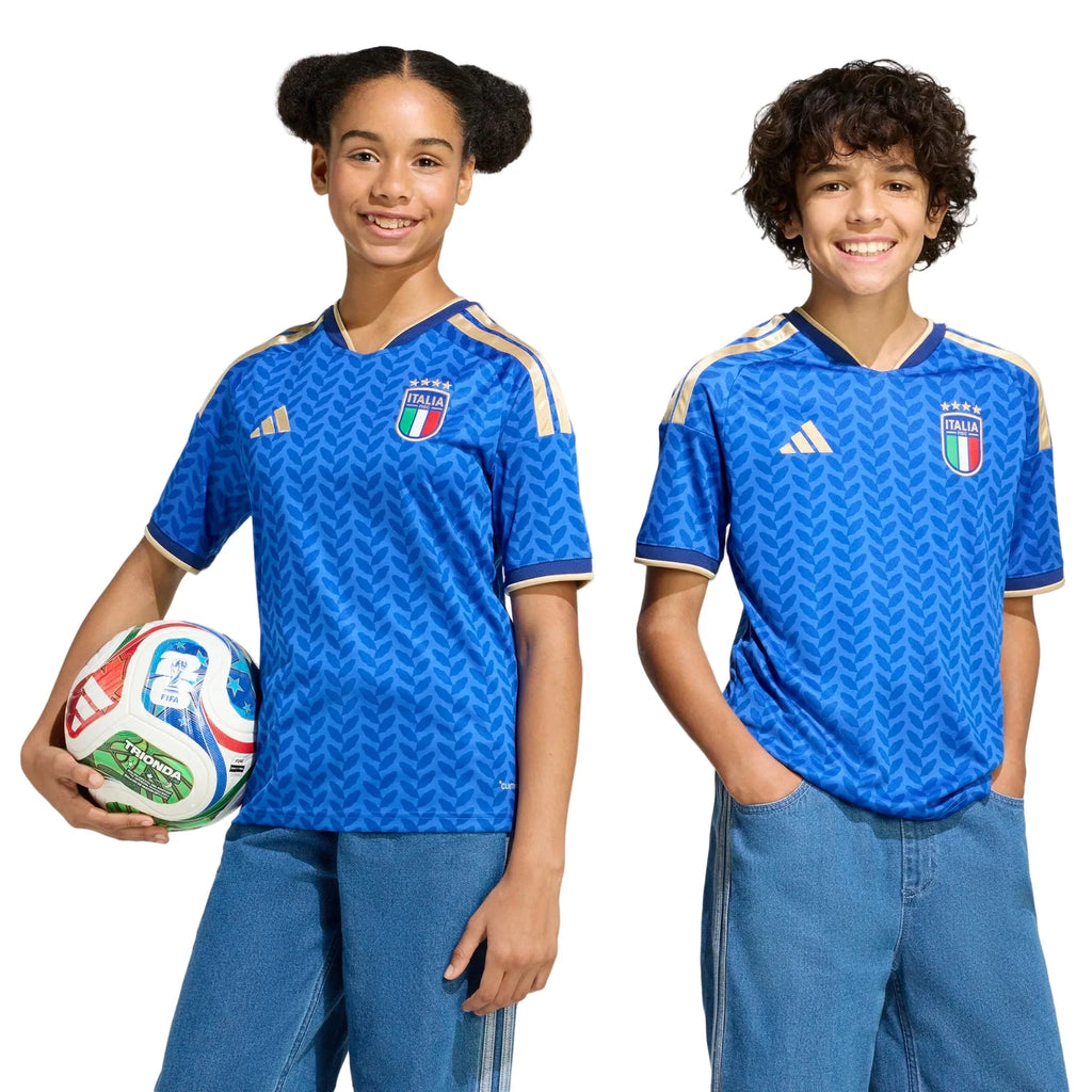 adidas 2026 Italy Youth Stadium Home Soccer Jersey
