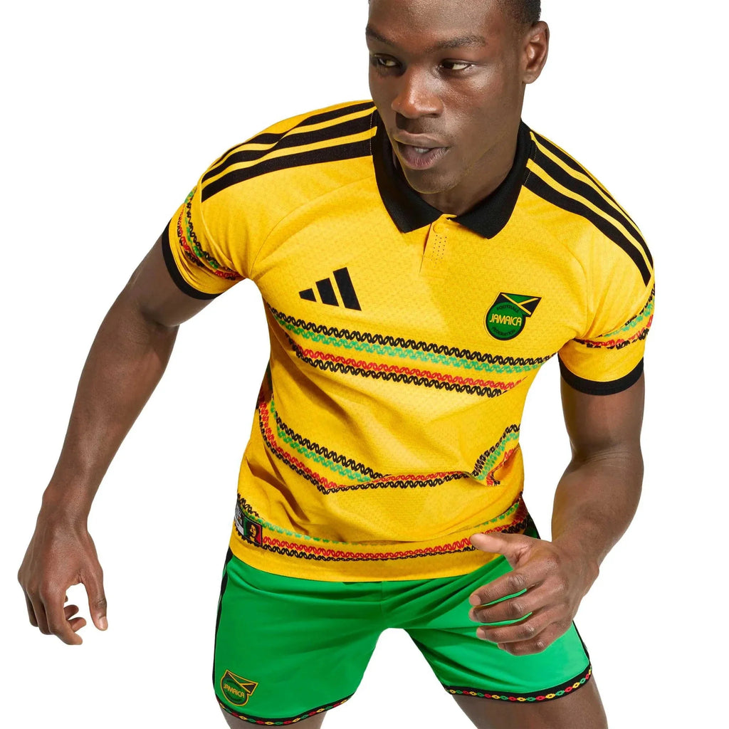 adidas 2026 Jamaica Men's Authentic Home Soccer Jersey