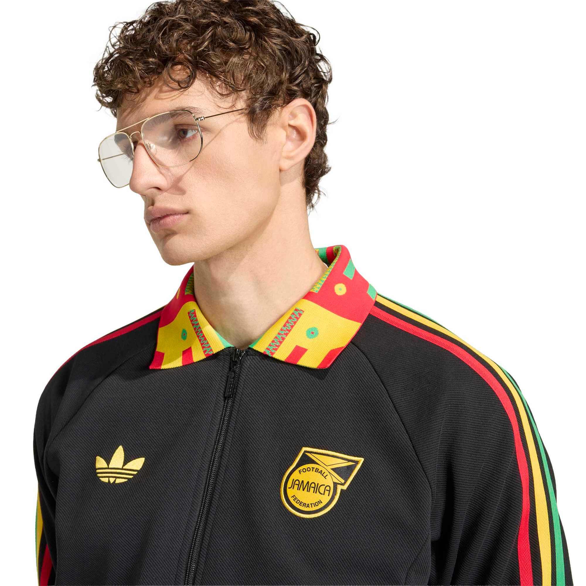 adidas 2026 Jamaica Men's Bob Marley Away Anthem Jacket