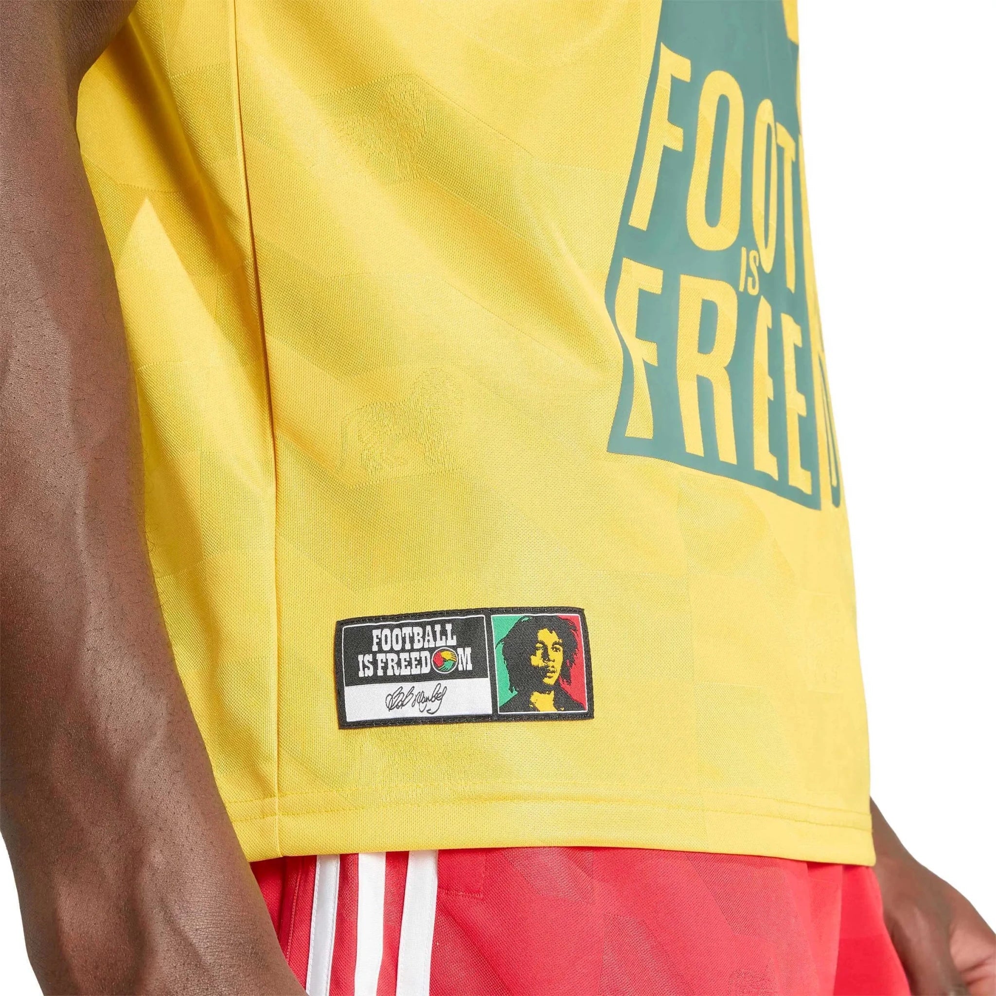 adidas 2026 Jamaica Men's Bob Marley Originals Stadium Soccer Jersey