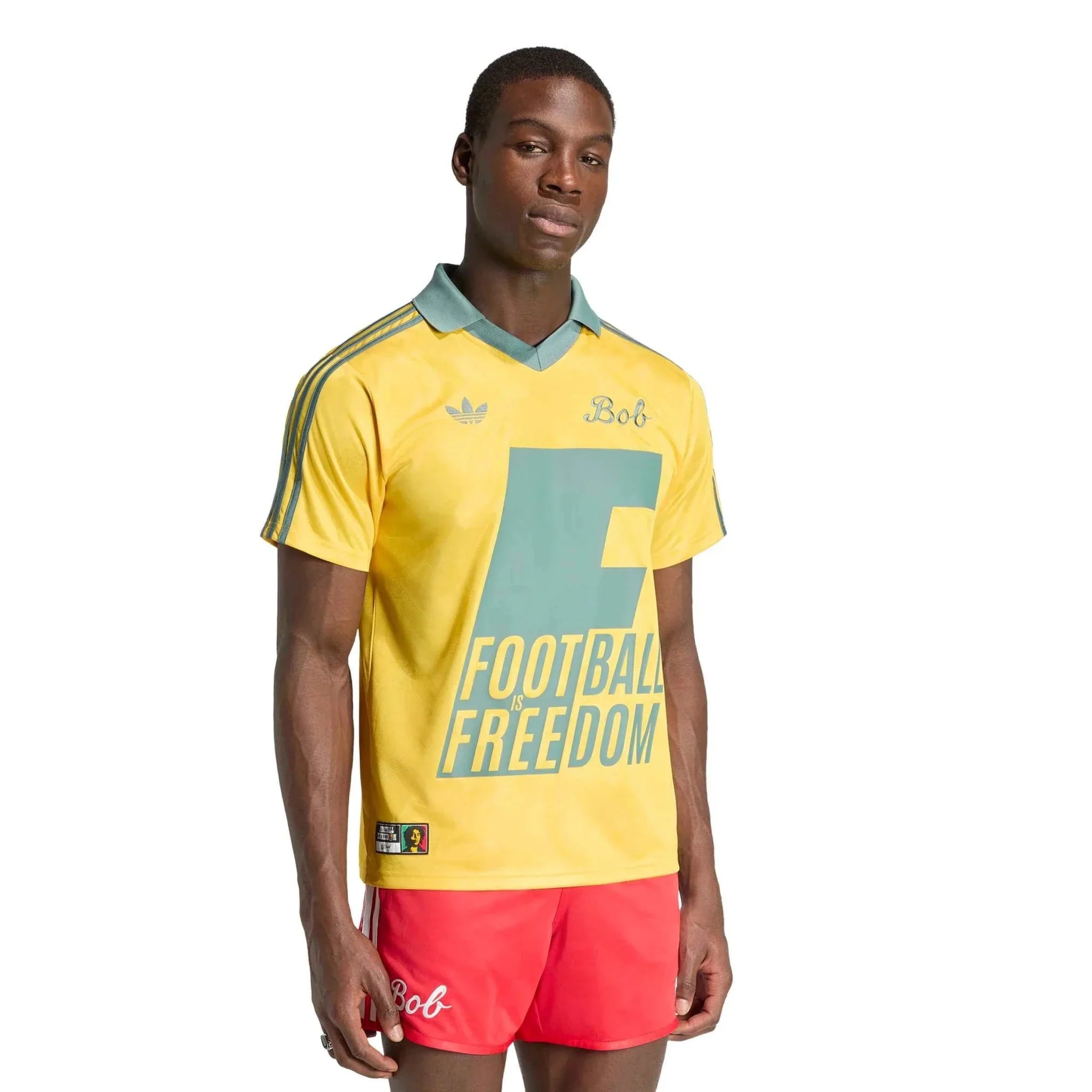adidas 2026 Jamaica Men's Bob Marley Originals Stadium Soccer Jersey