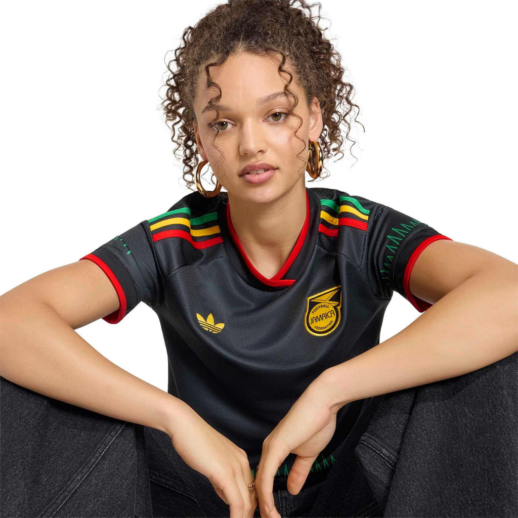 adidas 2026 Jamaica Women's Stadium Away Soccer Jersey
