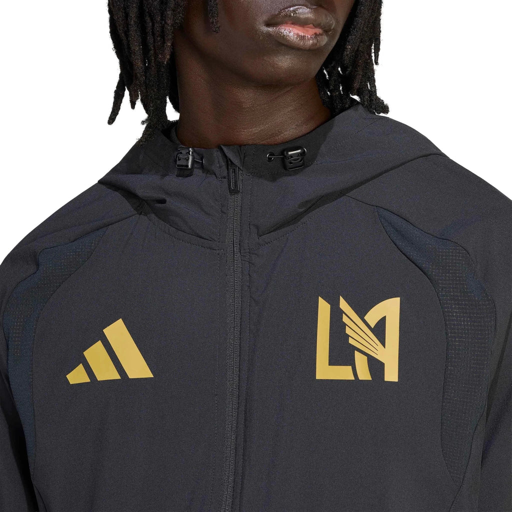 adidas 2026 LAFC Men's Travel Full-Zip Windbreaker